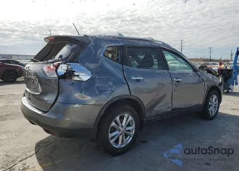 2016 Nissan Rogue S из США, поврежденный, VIN KNMAT2MT9GP598537